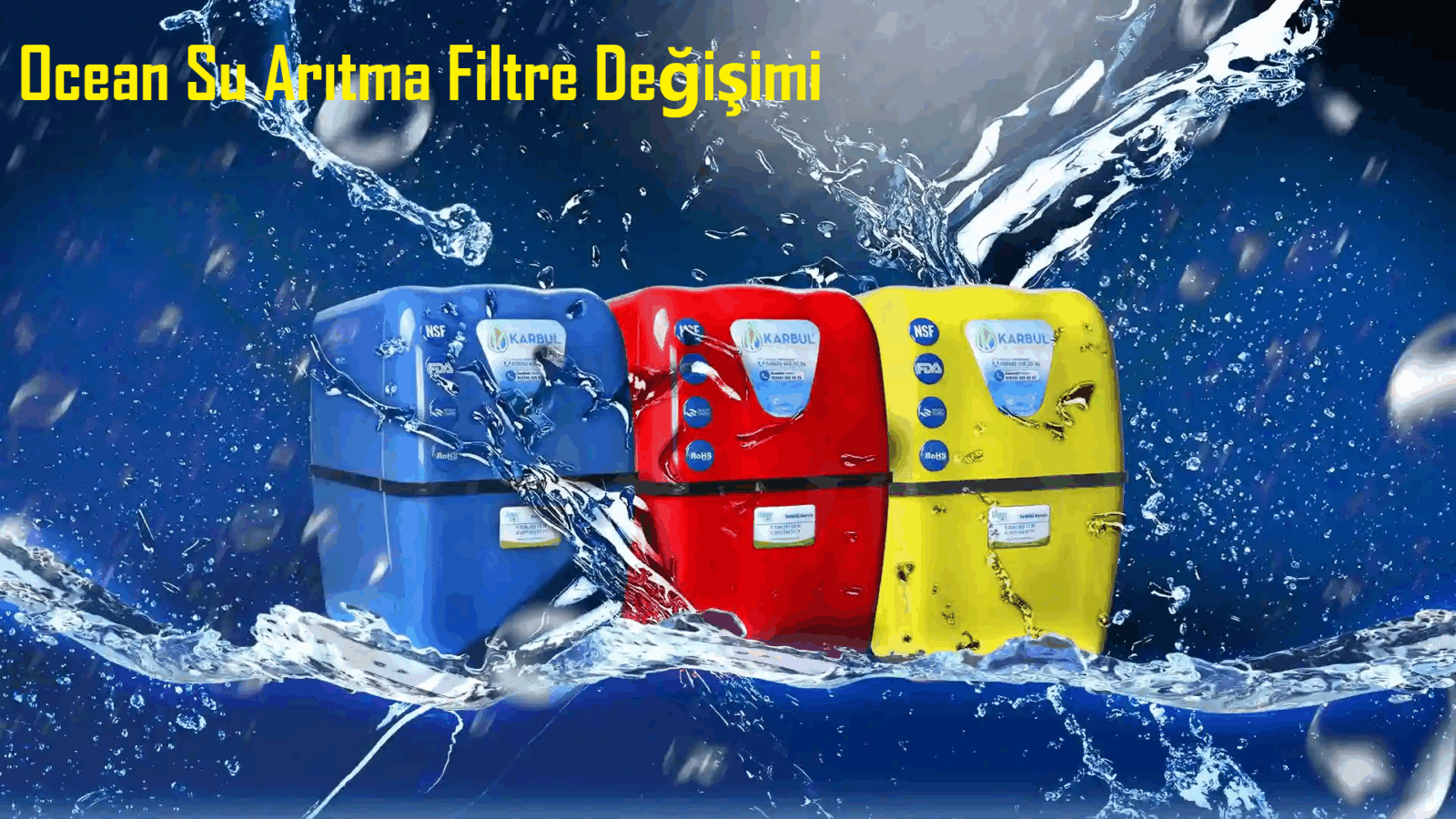 Ocean Su Arıtma Filtre Değişimi